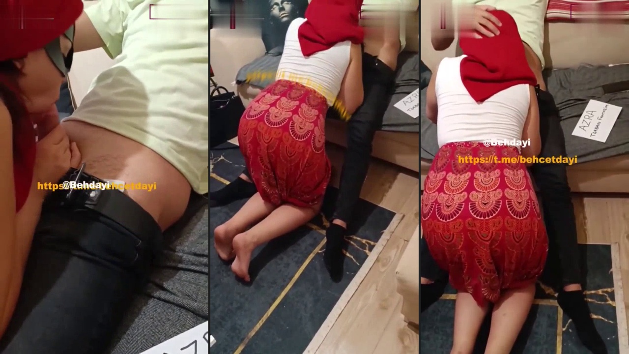 türbanlı azra sakso çekerek boşaltıyor türk ifşa amatör porno